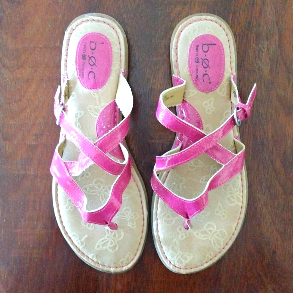 Pink b.o.c by Born sandals in size 9 / 40.5